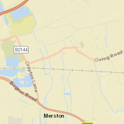 Marsh Lane, Chichester, West Sussex PO20 Street Map