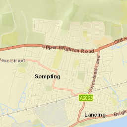Lancing Street Map