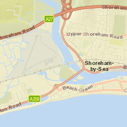 Shoreham-by-Sea Street Map