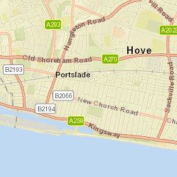 Portslade Street Map