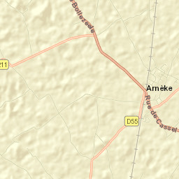 Arnèke Street Map