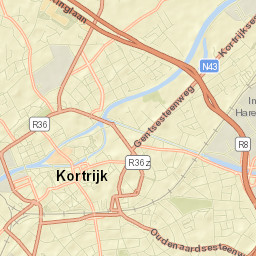 Kortrijk Street Map