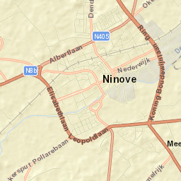 Ninove Street Map