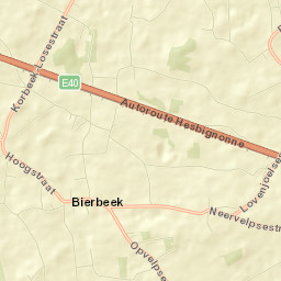 Bierbeek Street Map