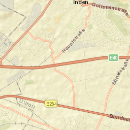 Inden Street Map
