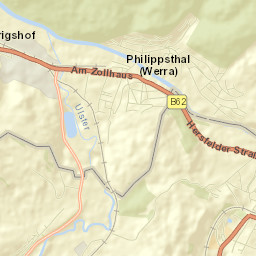 Philippsthal Street Map