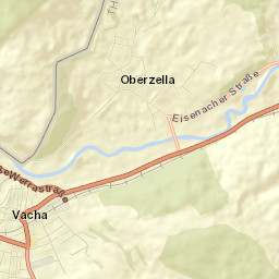 Vacha Street Map