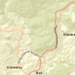 Schweina Street Map