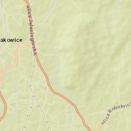 Mysłakowice Street Map