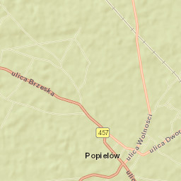 Popielów Street Map