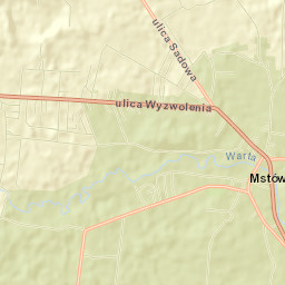 Mstów Street Map