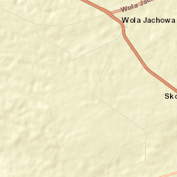Wola Jachowa Street Map