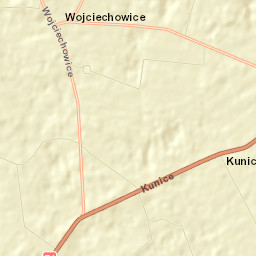 Wojciechowice Street Map