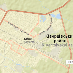 Kivertsi Street Map