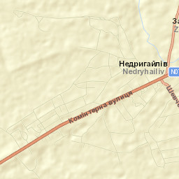 Nedryhayliv Street Map