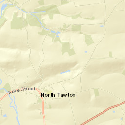 North Tawton Street Map