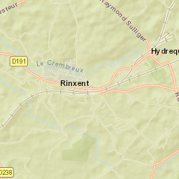 Rinxent Street Map