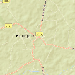 Hardinghen Street Map
