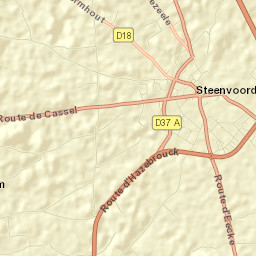 Steenvoorde Street Map