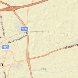 Menen Street Map