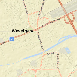Wevelgem Street Map