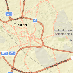 Tienen Street Map