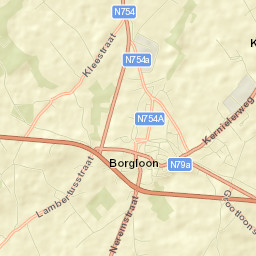 Borgloon Street Map