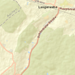 Langerwehe Street Map