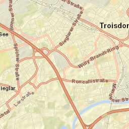 Troisdorf Street Map