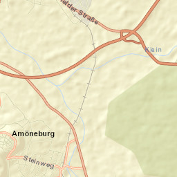 Amöneburg Street Map