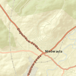 Niederaula Street Map