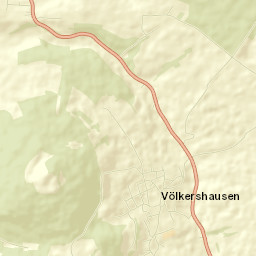 Völkershausen Street Map