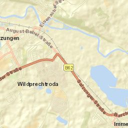 Immelborn Street Map