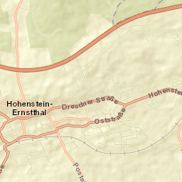 Hohenstein-Ernstthal Street Map