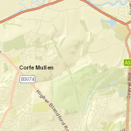 Wimborne Minster Street Map