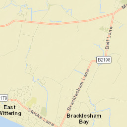 East Wittering Street Map