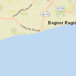 Bognor Regis Street Map