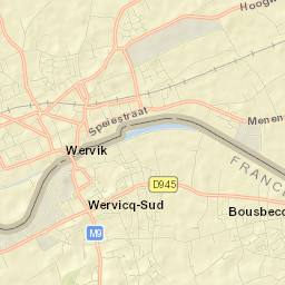Wervicq-Sud Street Map
