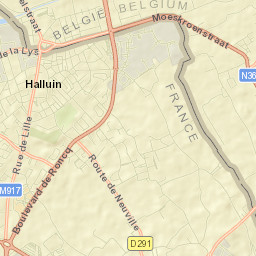 Halluin Street Map