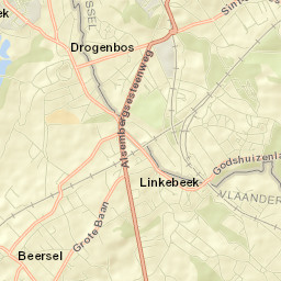 Linkebeek Street Map