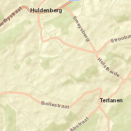 Huldenberg Street Map