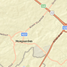 Hoegaarden Street Map