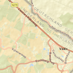 Vaals Street Map