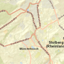 Stolberg Street Map