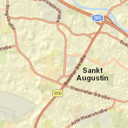 Sankt Augustin Street Map