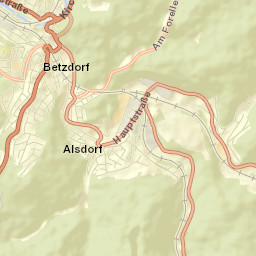 Betzdorf Street Map