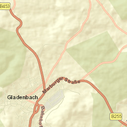Gladenbach Street Map