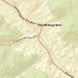 Stadtlengsfeld Street Map