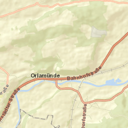 Orlamünde Street Map
