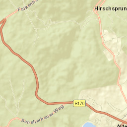Altenberg Street Map